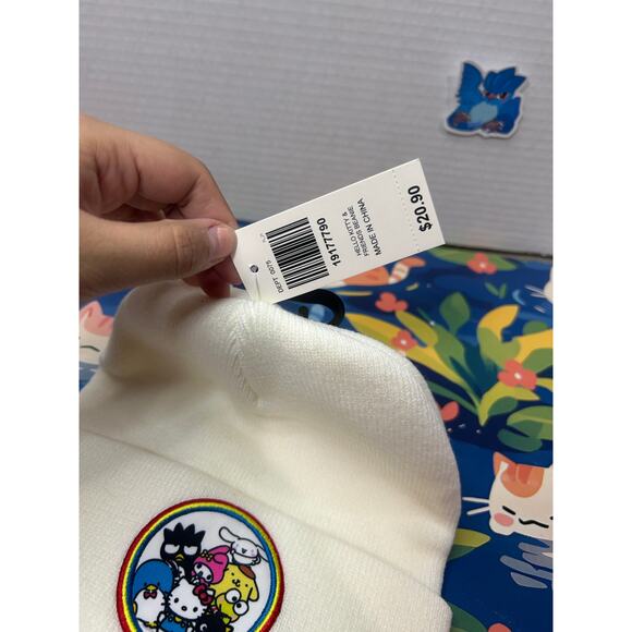 Sanrio Hello Kitty & Friends Patch Cuff Beanie One SIze - Picture 6 of 6